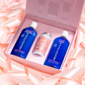 Beautyset voor een stralende huid én mooi, gezond haar - Blauw